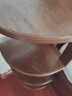 源氏木语实木置物架北欧转角家用橡木书桌桌面木架隔板收纳架 （胡桃色）0.2米转角置物架 晒单实拍图