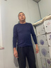 德绒保暖内衣男运动户外男士打底衫秋衣秋裤套装男长袖T恤裤子男 德绒保暖套装-藏青 3XL【偏小选大一码】 实拍图