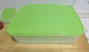 特百惠（Tupperware）9.4升果菜篮带滤格密封超大冷藏盒 蔬果塑料保鲜盒 果菜篮带滤筛单个 9.4L 实拍图