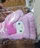 Hello Kitty库洛米儿童手套冬保暖针织毛线半指卡通可爱女宝宝幼儿翻盖手指套 美乐蒂粉色 C3121 均码/适合5-10岁 实拍图