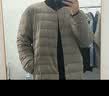 MUJI 男式 便携式 无领羽绒夹克男款 男士羽绒服冬季款 保暖 深灰色2A XL 实拍图