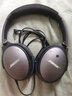 JZEPHF 适用博士BOSE QC25 QC15 QC2 AE2耳机线耳机套耳机耳罩皮耳套QC35保护套1代2代耳垫QC45海绵套 黑蓝色耳机套1对送收纳盒 实拍图