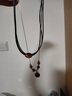 伊黛儿美拉德串珠项链女虎眼石吊坠2026新款复古咖色毛衣配饰轻奢锁骨链 L2441虎眼石叠戴项链 实拍图