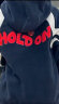 MQD童装男童卫衣中大童针织开衫儿童韩版摇粒绒外套 藏青 120cm 实拍图