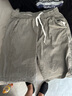 真维斯（Jeanswest）冰丝牛仔短裤男夏季薄款潮流休闲中裤外穿宽松天丝男士五分裤潮牌 浅灰色+浅蓝色 3XL 实拍图