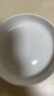 瓷秀源纯白陶瓷窝盘深口盘子菜盘家用骨瓷餐具创意网红碟子蒸鸡蛋羹深盘 7.5英寸窝盘-直径 19.2cm 实拍图
