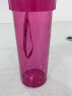 特百惠（Tupperware）莹彩塑料杯430ML男女简约运动家用办公密封防漏便携水杯子 海棠红 实拍图