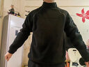 自由兵暴君抓绒衣男户外秋冬保暖加绒加厚摇粒绒外套舒适透气休闲上衣 黑色 XL(160-180斤) 实拍图