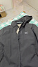 猫人冲锋衣男春秋季夹克外套休闲潮流登山服户外运动男装 深灰 XL 实拍图