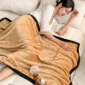 眠度毛毯夏季学生午睡毯子办公室单人小毯子法兰绒空调被午休盖腿沙发 千鸟格 【加厚560g】100cmX150cm 实拍图