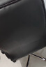得力（deli） 带伸缩脚托老板椅 人体工学电脑椅 可躺皮椅子 87082 黑色 实拍图