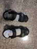 骆驼（CAMEL）包头凉鞋男夏季新款凉拖鞋男士休闲户外男士凉鞋运动沙滩鞋 G14M076669 夜黑色 39 实拍图