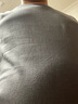战浩【2件】纯棉长袖T恤男春秋圆领纯色中青年宽松大码打底衫重磅秋衣 卡其色+铁灰色 3XL 建议【165-180斤】 实拍图