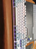 机械革命 耀·K330机械键盘 有线键盘 游戏键盘 金属面板104键混彩背光键盘 全键无冲 电脑键盘 蓝白色 红轴 实拍图