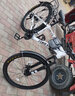 永久（FOREVER）自行车男女学生铝合金双碟刹山地车青少年成人越野竞技避震单车 21速26寸钢架-珍珠白 实拍图