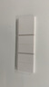 Aqara绿米联创墙壁开关E1 遥控开关苹果智能灯控已接入米家 【E1套装】零火双键*5 实拍图