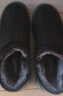 泰和源老北京布鞋男冬季防水加绒保暖休闲棉鞋防滑雪地靴中老年爸爸棉鞋 AM089-66178黑色 40 实拍图