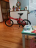 欧亚马 /OYAMA自行车20寸6速折叠车碟刹版铝合金男女代步单车酷炫-M300D 红色 实拍图