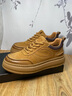 皓顿（HAUT TON）复古真皮板鞋男2025新款厚底增高鞋男百搭户外休闲鞋子工装鞋 卡其色 40 -适合运动鞋41码 实拍图