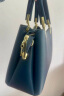 袋鼠卡拉品牌真皮女包节日送妈妈牛皮包包女2024新款中年女士斜挎包手提包 深蓝色（贺卡+礼品袋） 实拍图