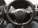 速腾方向盘套真皮D型专用大众19款20款捷达宝来新朗逸PLUS迈腾B8探岳途铠探歌途观L探影途岳蔚领 大众POLO新宝来朗逸PLUS新速腾新桑塔纳途观L SR8196黑色红线 实拍图