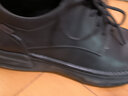百丽商务皮鞋男商场同款牛皮革休闲皮鞋A0512CM1 黑色2 44 实拍图