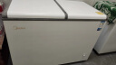 美的（Midea）271升商用家用囤货冰柜 双温冷柜大容量双箱冷藏冷冻蝶形门卧式冰箱BCD-271VMQ 实拍图