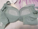 奥维丝丽（OWSL）【商场同款】无钢圈文胸中薄BC杯聚拢上托调整型侧收副乳内衣女 仙踪绿 80B 实拍图