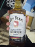 金宾（Jim Beam）金宾波本威士忌 美国进口洋酒 白占边750ml 实拍图