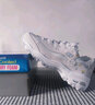 斯凯奇（Skechers）女鞋小白熊休闲鞋子厚底增高百搭运动软底老爹鞋99999863 白色/海军蓝色/WNV 40 实拍图