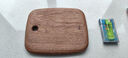 初心乌檀木整木小菜板水果板宝宝辅食板椭圆形切菜板案板 方形整木辅食板-小号 实拍图