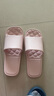 洁丽雅折叠旅行拖鞋女夏便携式浴室洗澡防滑游泳酒店出差一次性凉拖鞋男 粉色 【2.0升级款｜便携防水收纳袋】 39 -41(标准码) 实拍图