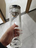 希诺（heenoor）双层玻璃杯高端男女商务办公车载水杯隔热带滤网保温泡茶杯子7052 臻享款：XN-7052/300ML 实拍图