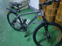 永久（FOREVER） 山地车自行车成人上班男女变速学生越野减震青少年单车公路赛车 钢架-辐条轮-灰色 26英寸 24速【加粗减震】数字变速 实拍图