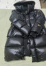 高梵黑金鹅绒服先锋3.0亮面6格羽绒服男女同款冬季厚外套 黑色 XS  实拍图