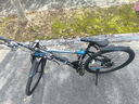 飞鸽山地自行车成年人男女变速轻便双碟刹学生青少年越野赛车山地车 黑蓝色 辐条轮 适合175-195cm 27.5英寸 24速顶配 实拍图