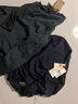 迪卡侬（DECATHLON）男士袜子冬季袜子运动袜高帮棉袜透气保暖男女长袜 RS900-专业运动黑灰-3双 【35-38】(鞋码35/36/37/38) 实拍图
