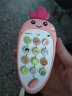 欣格婴儿玩具手机可咬电话1岁半宝宝早教音乐仿真双语手机多功能粉色 实拍图