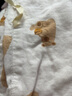 全棉时代婴儿和袍2件装连体服纱布初生新生宝宝睡衣婴幼儿爬爬服抗菌 小苍兰黄+熊熊蜂蜜罐 (长款) 66cm 实拍图