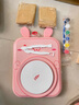 ANESA英国品牌儿童玩具女孩陶艺机陶泥diy手工制作3-7-14圣诞生日礼物 粉兔款【2档调速+10陶泥+6颜料】 实拍图