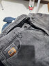 叄南牛仔裤男秋冬加绒加厚韩版潮流弹力帅气修身小脚百搭休闲长裤子男 黑灰色+黑蓝色【加绒两条装】 32 实拍图
