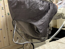 婴儿车保暖罩秋冬遛娃神器挡风罩加厚款防寒防风罩宝宝推车雨罩 大号推车用-灰色三层夹棉保暖罩 有棚能用（可双向+大开口出入） 实拍图