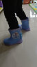 迪士尼儿童雨鞋女童小学生防滑中筒小孩水鞋宝宝雨靴 F6102F蓝紫 180mm  实拍图