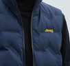 JEEP吉普羽绒马甲男冬季加厚保暖外套男士休闲背心衣服男装 蓝色 XL 实拍图