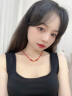 伊生缘金钱珠黄金转运珠颈链红绳项链女款999足金铜钱金珠吊坠编织挂绳 红绳3粒金钱珠 金重约1.1-1.3g 实拍图