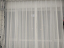 米华竖条纹垂直梦幻帘窗帘白纱帘透光不透人阳台 宽2.75米*高2.6 单片 实拍图