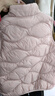 雪中飞kids儿童羽绒马甲清仓秋冬女童中大童男童轻薄立领羽绒内胆 灰粉色 140 实拍图