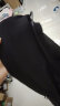 太平鸟女装气质拼接连衣裙夏新款V领洋气针织裙长款黑色法式裙子 黑色 L 晒单实拍图