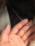 喜钻生日礼物18K金项链O字链锁骨链素金链0.5g45cm 实拍图
