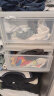 爱丽思塑料抽屉式衣服收纳箱可叠加床底玩具整理箱10L灰色1个装BC330 实拍图